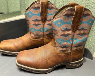 Ariat "Tribal" Pattern Western Boots