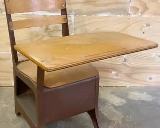 Vintage School Desk Chair