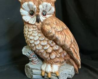 Large Ceramic Owl