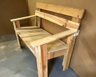 Adirondack Style Bench