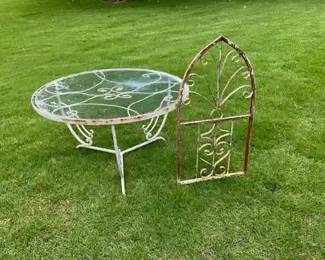 French Regency Patio Accent Table
