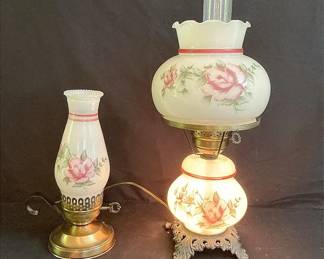 Hurricane Rose Lamps