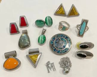 Stone Set Sterling Jewelry
