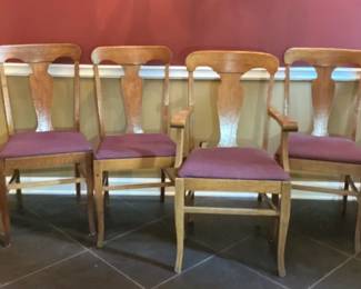 Quarter Sawn Oak Chairs