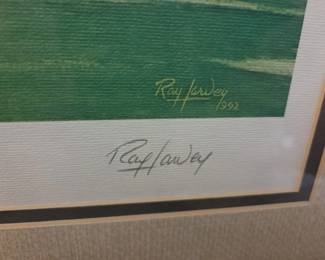 Ray Hensley signed lithograph