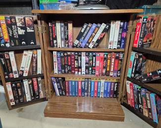 VHS cabinet and VHS's