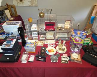 Vintage PS2 collectables games jewelry ashtrays souvenirs binoculars models PC games