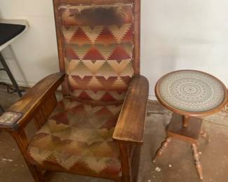 Southwest Rocking Chair Table