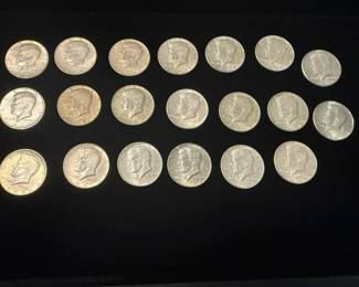 25 1960s Half Dollars