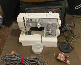 Necchi Portable Sewing Machine And Cool Carrying Case