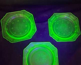 Uranium Glass Plates