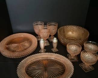 002 Miss America Pink Depression Glass 1