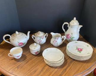 Mismatch Of Barvaria Germany Dishware And Floral