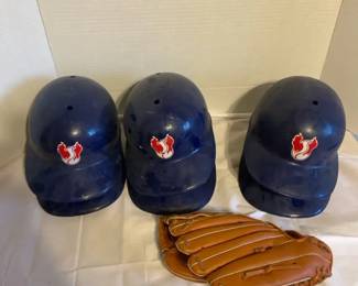 Baseball Caps And Glove