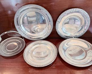 Sterling Chargers and Cookie Tray