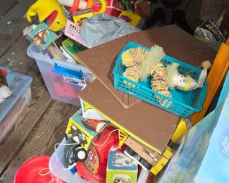 Vintage attic toys