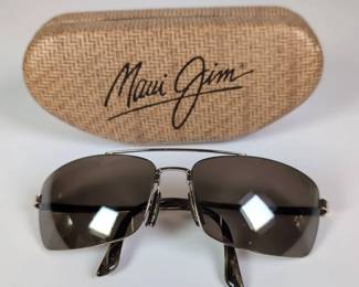 Maui Jim Black Rock Sunglasses With Case