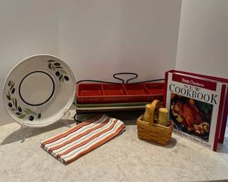 Longaberger Salt  Pepper Set, Ceramic Serveware  More