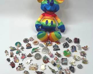 Disney Collectible Trading Pins Plus Rainbow Mickey