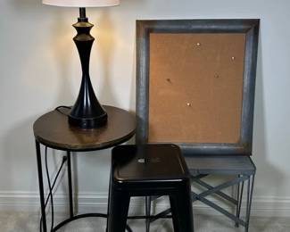 Metal Tables, Lamp And More