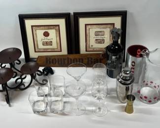Bar Decor, Glasses, And Accessories