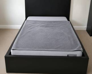 Black Platform Bed Frame And Casper Sleep Full Mattress
