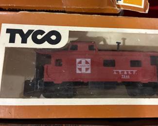 Assortment train cars, railroads, etc!