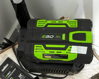 EGO Weed Eater with battery station