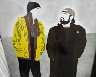Framed poster of Jay and Silent Bob