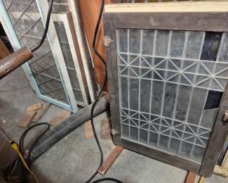 Leaded glass windows