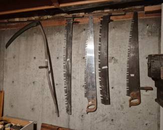 Antique hand saws