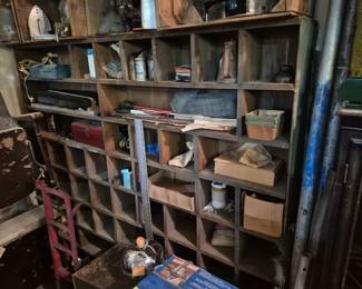 Cubby hole cabinet