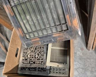 Antique floor grates