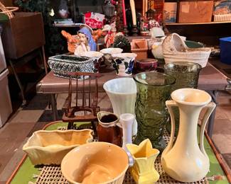 Planters Pottery Vases Hull ,Haeger , MCoy
