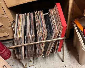 Vintage Vinyl Albums (Stand not for sale) 