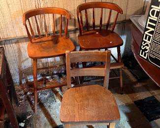 Oak High Chairs