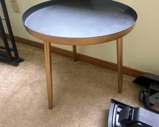 Round side table