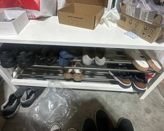 Shoe rack (shoes not for sale)