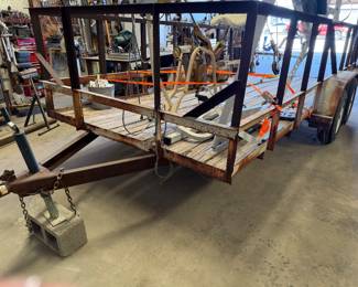 6’4” x 16 ft. Tandem Trailer.