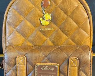Loungefly Disney Winnie the Pooh Quilted Mini Backpack Lunchbox Edition
