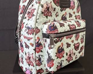 Loungefly Disney Villains "Roses and Thorns" Tattoo Mini Backpack
