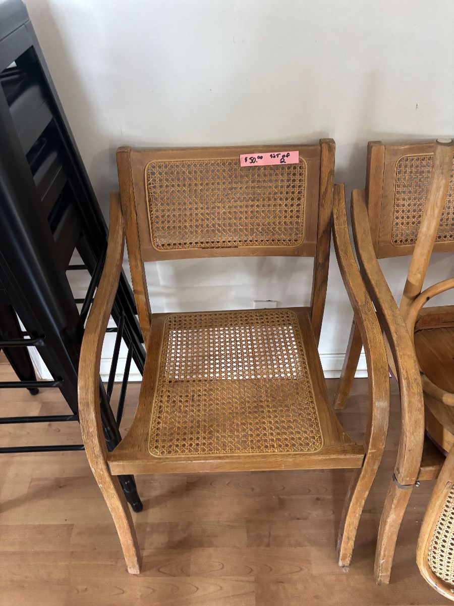Wicker chair set (2) $50