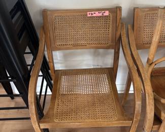Wicker chair set (2) $50
