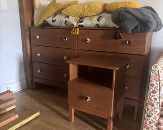 Modern (Mid-Century Look) Dresser & End Tables