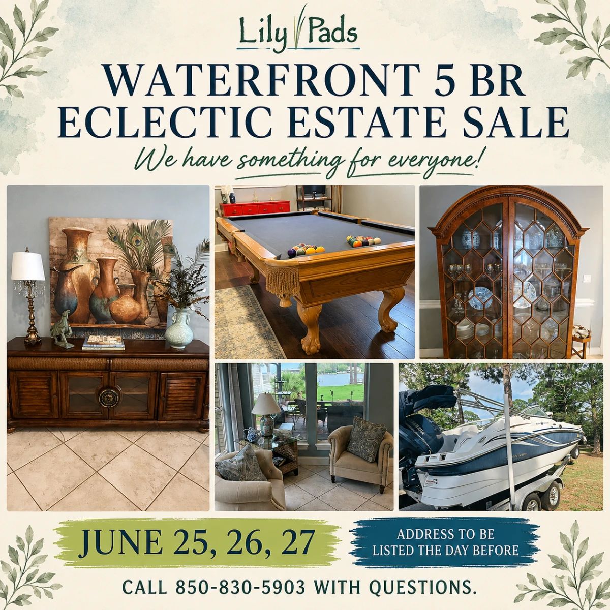 FB ad for Waterfront Eclectic ES