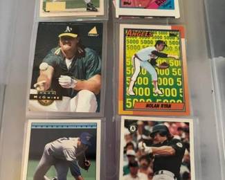 100s of baseball cards including a Bill Ripken, Sammy Sosa, Pete Rose and including most major league team’s members