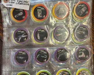 1990s “POGs” - Star Ttek next generation game over 50 pieces
