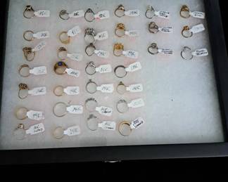 Sterling, 10K and 14K Rings