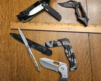 Some of the Knives in the Knife Collection
