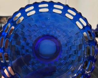 Fine vintage glassware includes Fenton, Imperial, Candlewick, and Bohemian